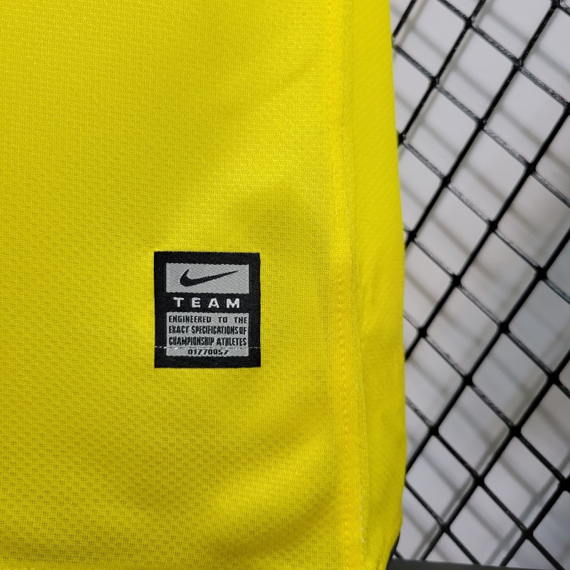 Retro 08/09 Barcelona Away Yellow Jersey