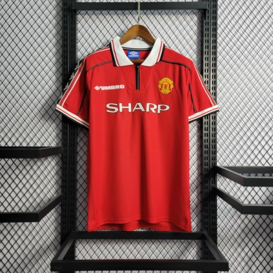 Retro 98-99 Manchester United Home Jersey