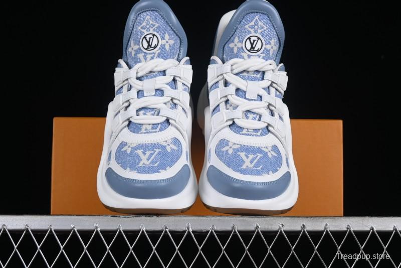 Louis Vuitton Archlight Sneakers with Wave-shaped Sole and Oversized Tongue - MBJ0
