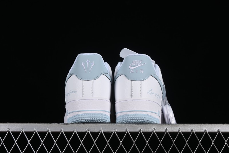Nike Nocta x Nike Air Force 1 '07 Low "Certified Lover Boy" Ice Blue Classic Low-Top Casual Sneakers - LO1718-061