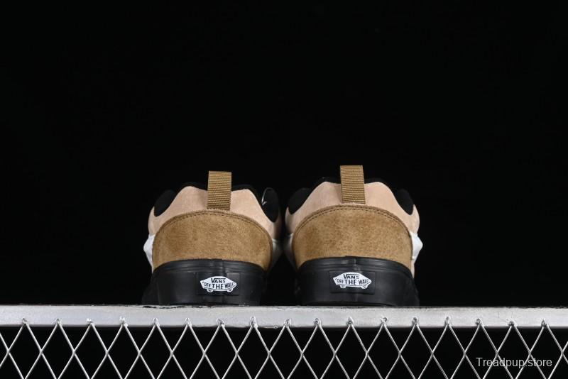 Vans Classics Knu Skool Retro Chunky Tongue Skate Shoes in Black/Brown - VN000CP6BXC