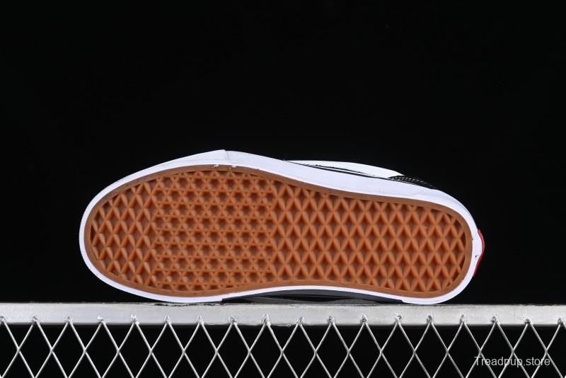 Vans Classics Knu Skool Coca-Cola Collaboration Black White Embroidery Chunky Tongue Sneakers - VN0009QC6BTI