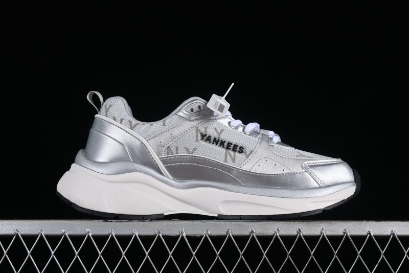 New York Yankees NY MLB Fast Ball Classic Monogram 24SS Retro Casual Running Shoes - 3ARNFSB4N50SS