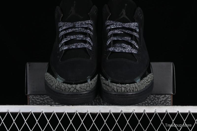 Nike Air Jordan 3 Retro Sneakers in Black with Elephant Print - CK9246-168