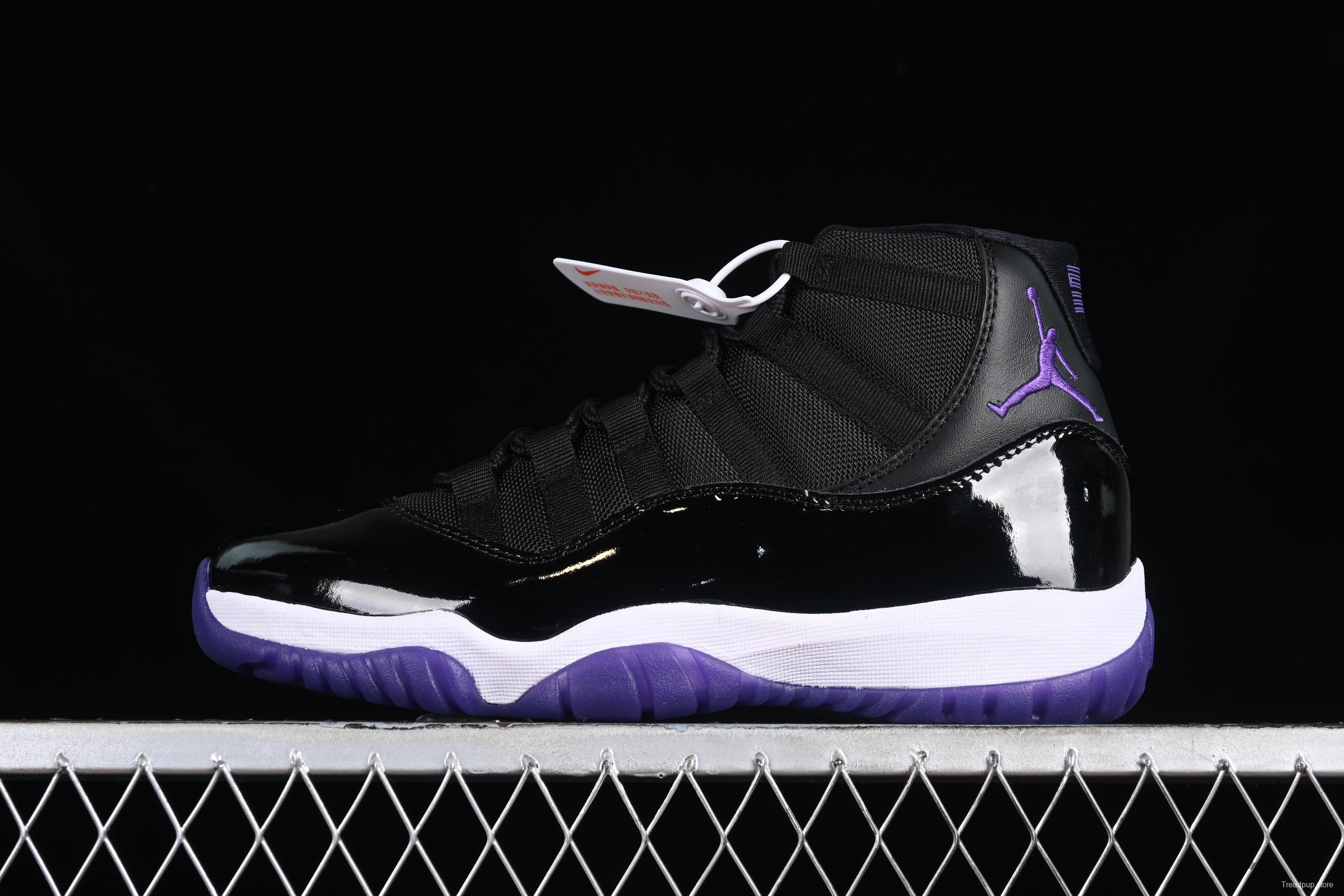 Nike Air Jordan 11 Retro Basketball Shoes with Patent Leather and Carbon Fiber Plate - CT8812-999