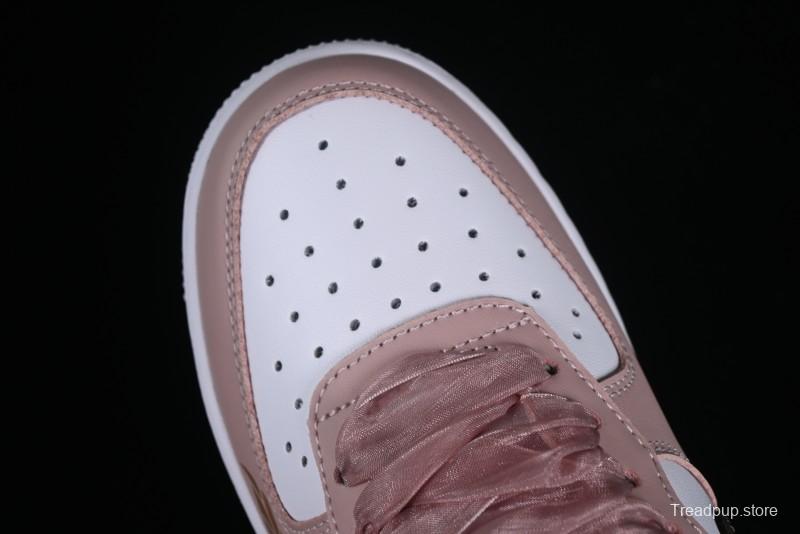 Nike Air Force 1 '07 Low Casual Sneakers in Dusty Rose with Hand-Painted Details - CV8699-578