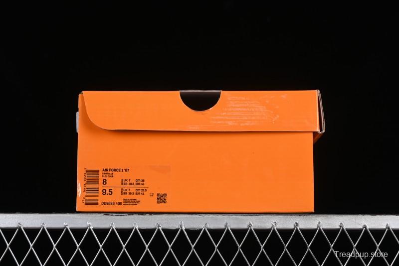 Nike Air Force 1 '07 Low LV Collaboration - Fluorescent Tie-Dye Denim Low-Top Casual Sneakers DD8686-400