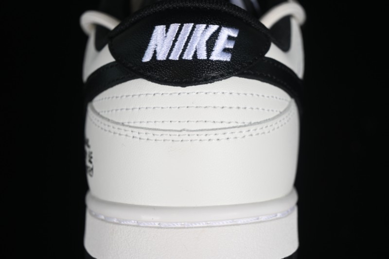 Nike Dunk Retro Saml Panda Mischief Low-Top Casual Sneakers with SB Lace and Retro Black-White Design - DD1391-100