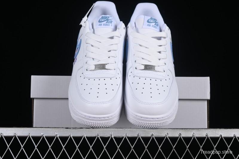 Nike Air Force 1 '07 Low Custom Chinese Style - Spring Cherry Blossom Casual Sneakers - DD8959-100