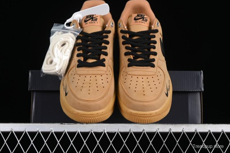 Nike Air Force 1 '07 Low Wheat Low-Top Sneakers - FZ7372-200