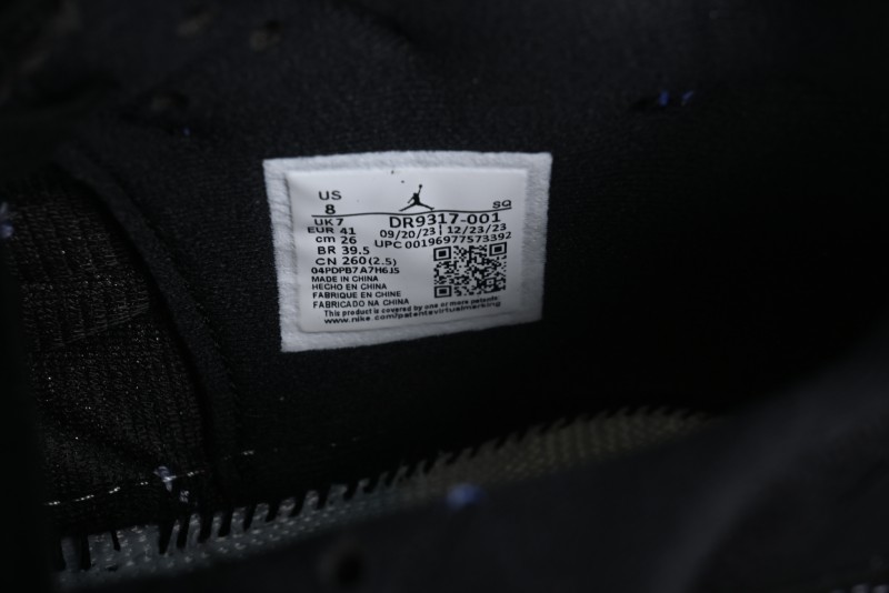 Nike Travis Scott x Jordan Cut The Check AJ1 Basketball Shoes with Velcro Strap - DR9317-001