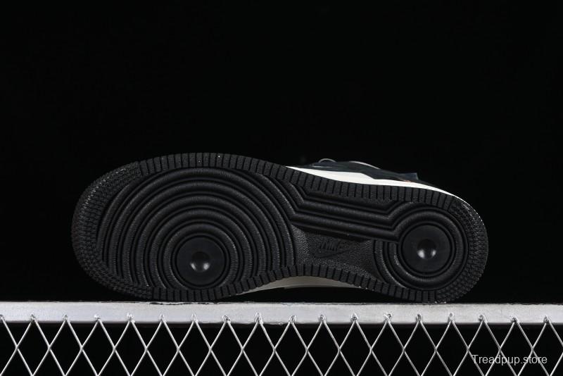 Nike Air Force 1 '07 Low LV Collaboration - Beige Black Pigskin Casual Sneakers - HD1968-010