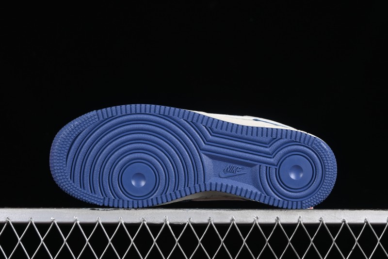 Nike Air Force 1 '07 Low LV Collaboration - Fluorescent Tie-Dye Denim Low-Top Casual Sneakers DD8686-400
