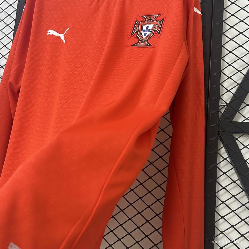 2025 Long Sleeve Portugal Home Jersey