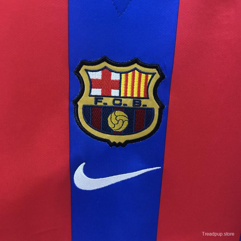 01/02 Retro Barcelona Home Jersey