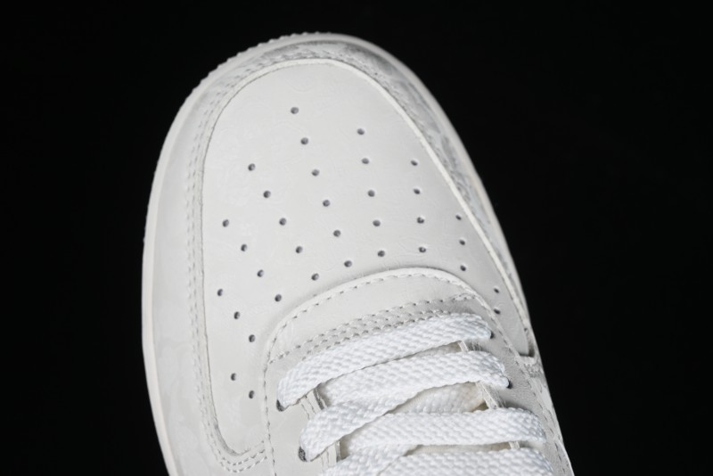 Nike Air Force 1 '07 Low Custom Traditional Chinese Brocade Casual Sneakers - AF2406-110