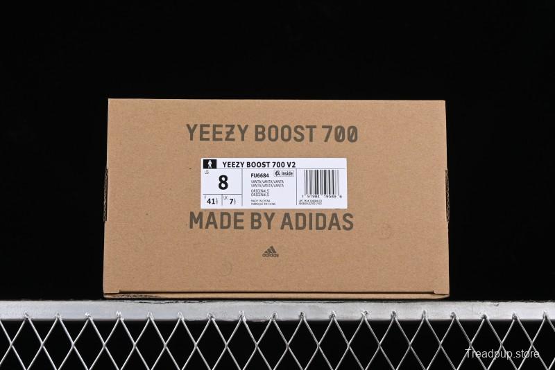 Adidas Yeezy Boost 700 V2 Inertia Running Shoes with 3M Reflective Design - FU6684