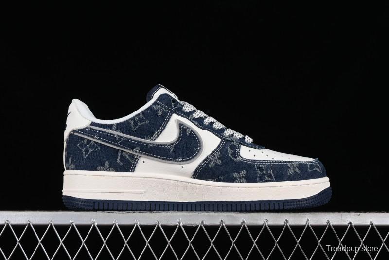 Nike Air Force 1 '07 Low LV Collaboration - Midnight Navy Low-Top Casual Sneakers - SJ2088-003