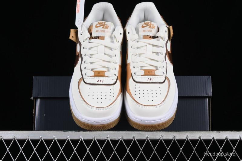 Nike Air Force 1 Shadow Low-Top Sneakers with Lightweight EVA Midsole and Anti-Slip RB Rubber Outsole - DZ1847-106