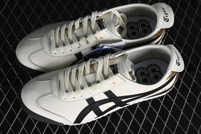 Onitsuka Tiger Mexico 66 Low-Top Leather Running Shoes - 1183B493-100