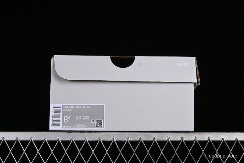 Nike Air Force 1 '07 Low Black White Broken Hook Casual Sneakers - HF9096-100