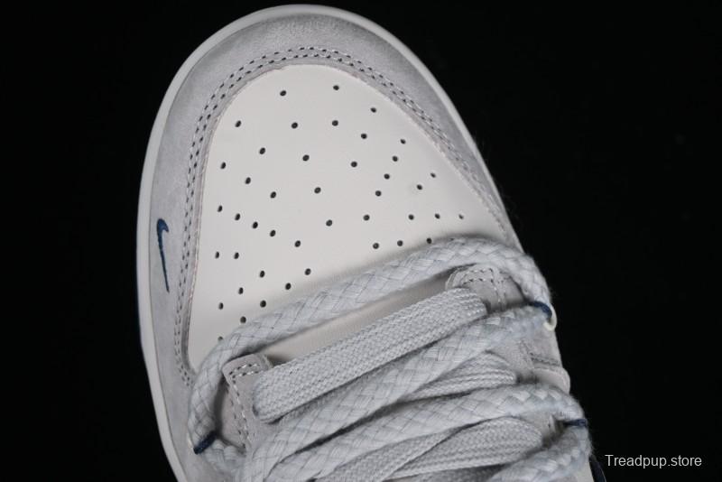 Nike SB Dunk Low The North Face Collaboration - Grey Blue Pig 8 Starry Sky Anniversary High-End Custom Low-Top Casual Skate Shoes - XX2025-311