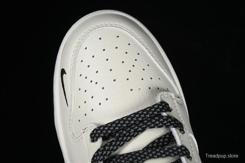 Nike SB Dunk Low Lightning Collaboration Off-White Black Starry Sky Anniversary High-End Custom Low-Top Casual Skate Shoes - XD1688-015