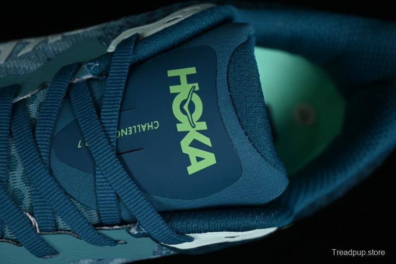 Hoka One One Challenger ATR 7 Low Trail Running Shoes with Enhanced Cushioning and Breathable Mesh - 1134498 OMLG