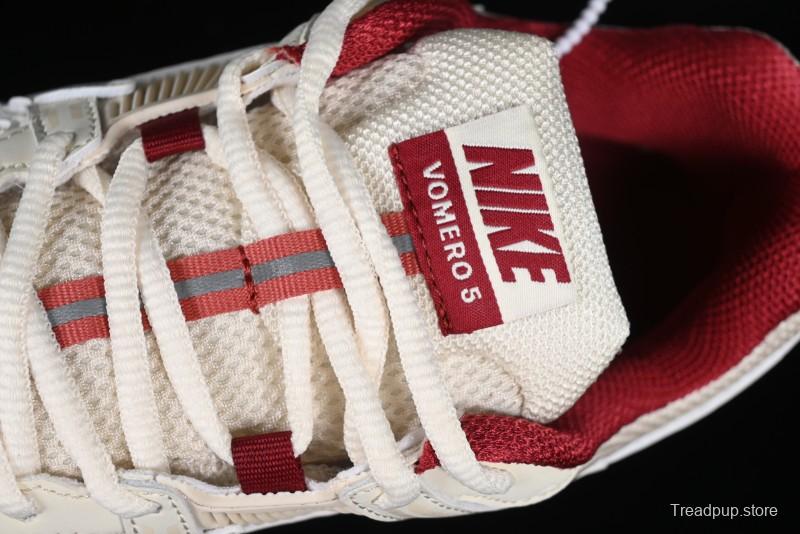 Nike Zoom Vomero 5 Retro Casual Running Shoes with EVA Midsole Cushion - HF0737-111