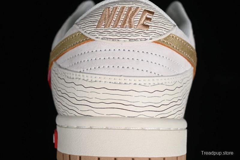 Supreme x Nike Dunk Low SB Skate Shoes with Zoom Air Cushion - XD6188-035