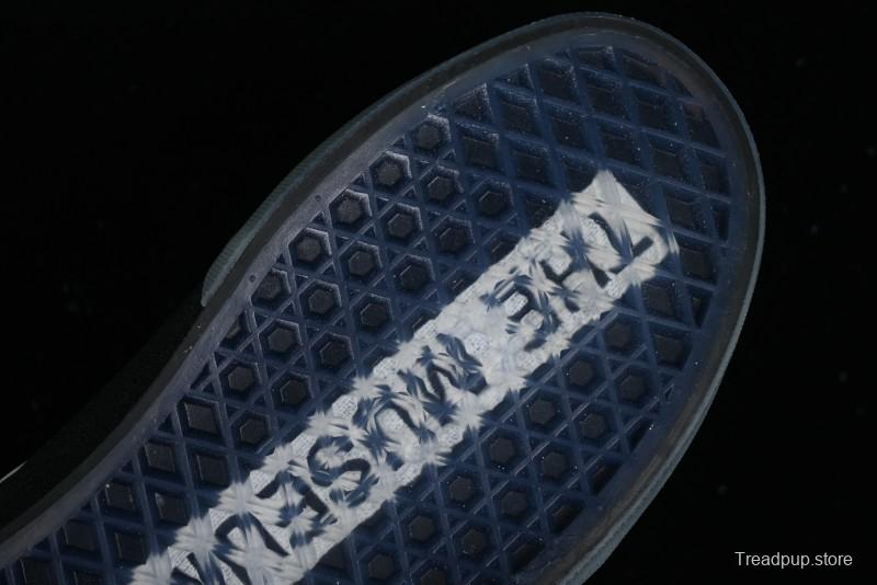 Vans Slip-On Classic Collaborative Hand-Painted Graffiti with Pink Accents and Crystal Outsole Checkerboard Slip-On - VN000CT5BPA