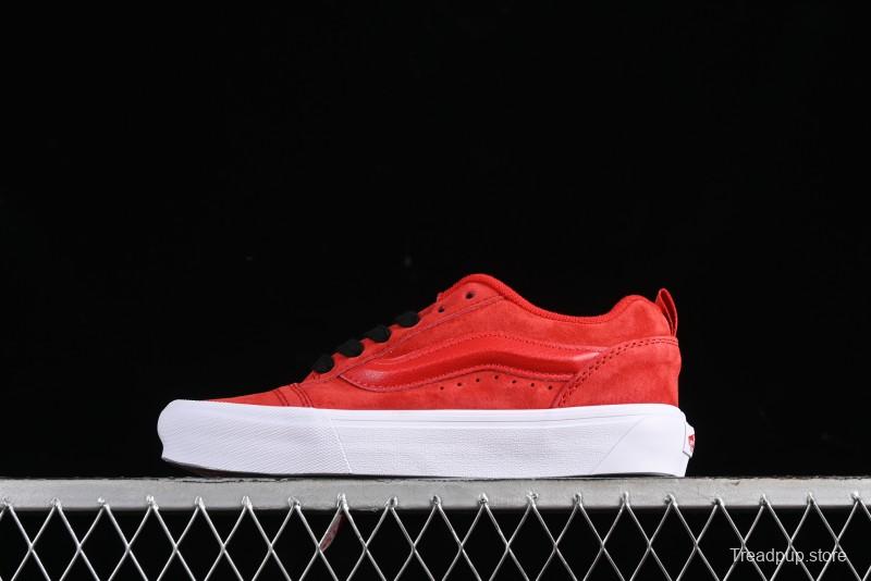 Vans Classics Knu Skool Retro Sneakers with Enlarged Toe Box and Thickened Tongue - VN0009QCRDK