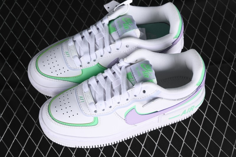 Nike Air Force 1 Shadow Low-Top Sneakers with Lightweight EVA Midsole and Anti-Slip RB Rubber Outsole - CU8591-103