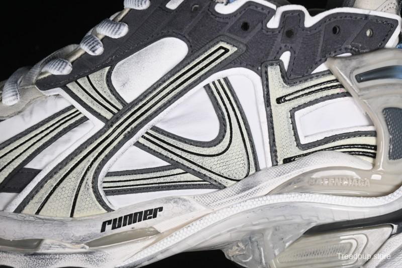 Balenciaga Runner Kith Four Color Retro Casual Shoes - W3RMU0150