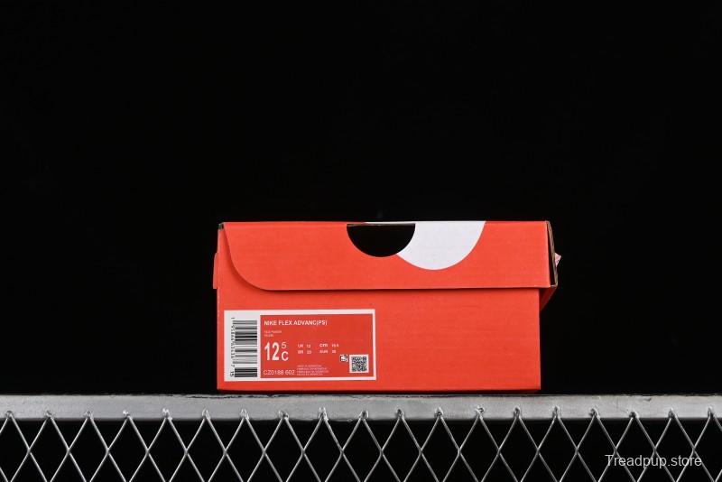 Nike Flex Advance Hook and Loop Breathable Soft Lightweight Kids Shoes - CZ0188-602