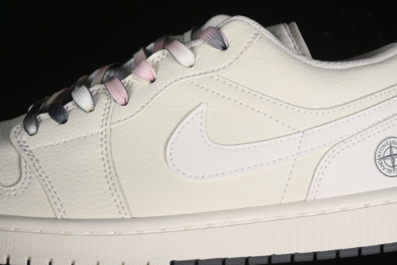 Nike Air Jordan 1 Low Retro Basketball Shoes Stone Island Collaboration - DC2024-025