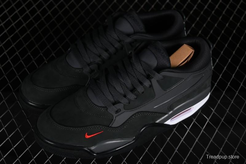 Nike Air Jordan 4 Remastered Retro Sneakers with Suede and Textile Upper - HF4334-004