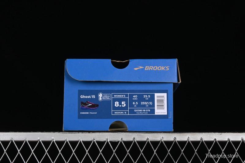 Brooks Ghost 15 Running Shoes with DNA LOFT V2 Cushioning and Breathable Air Mesh - 1203801B079