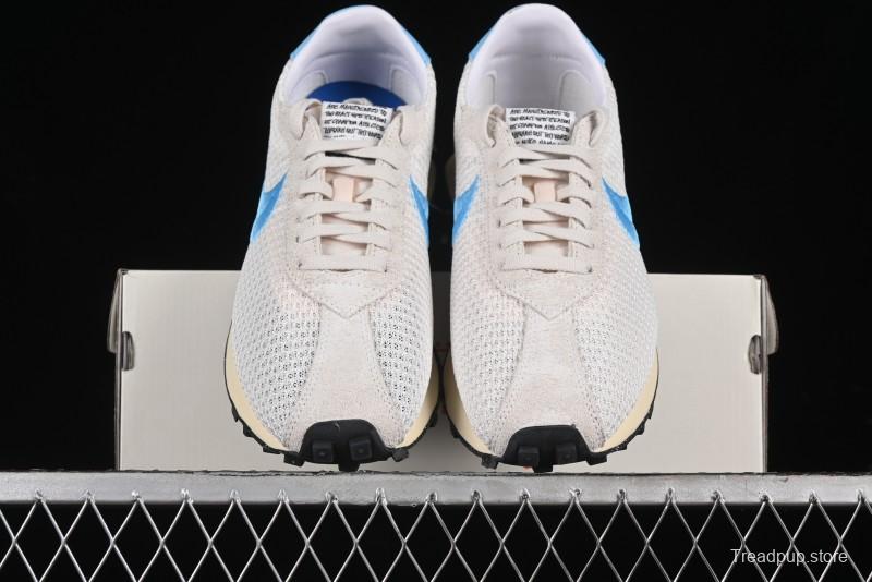 Nike Stussy Roshe Run LD-1000 Comfortable Versatile Slip-Resistant Durable Waffle Low-Top Casual Running Shoes - FQ5369-001