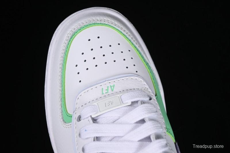 Nike Air Force 1 Shadow Low-Top Sneakers with Lightweight EVA Midsole and Anti-Slip RB Rubber Outsole - CU8591-103