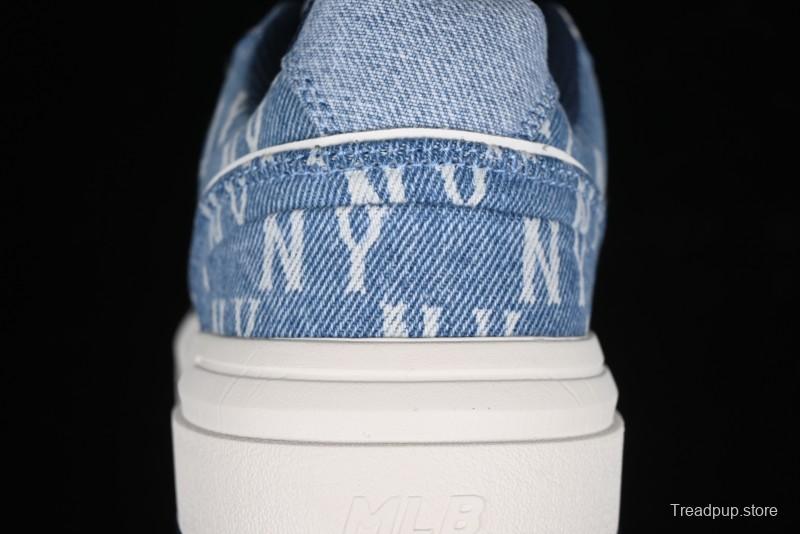 New York Yankees MLB Chunky Liner Denim Basic Platform Sandals - 3ASXCDC4N50BLS