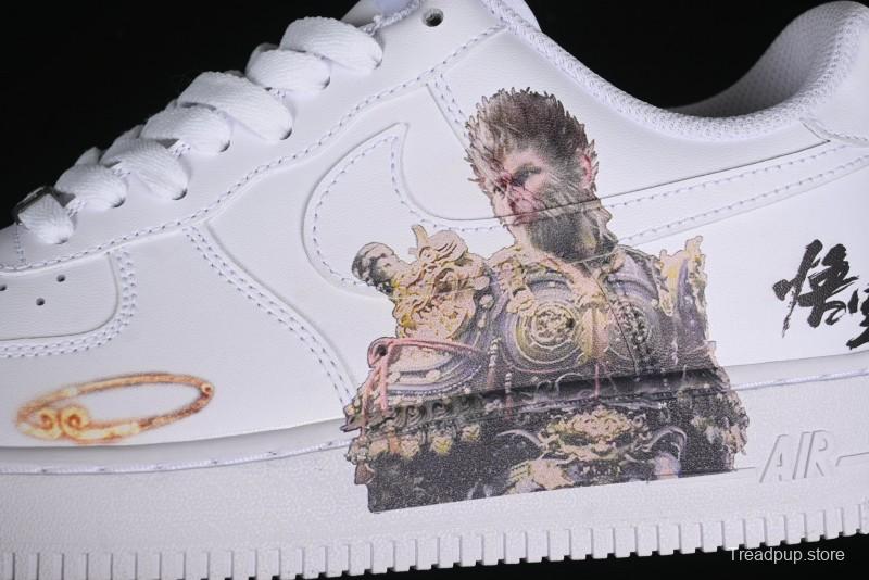 Nike Air Force 1 '07 Low "Sun" Black Myth Wukong Themed Casual Sneakers - CW2288-111