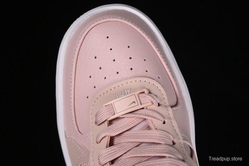 Nike Air Force 1 PLT Low-Top Casual Sneakers with Speed-Inspired Swoosh Design - DJ9946-602