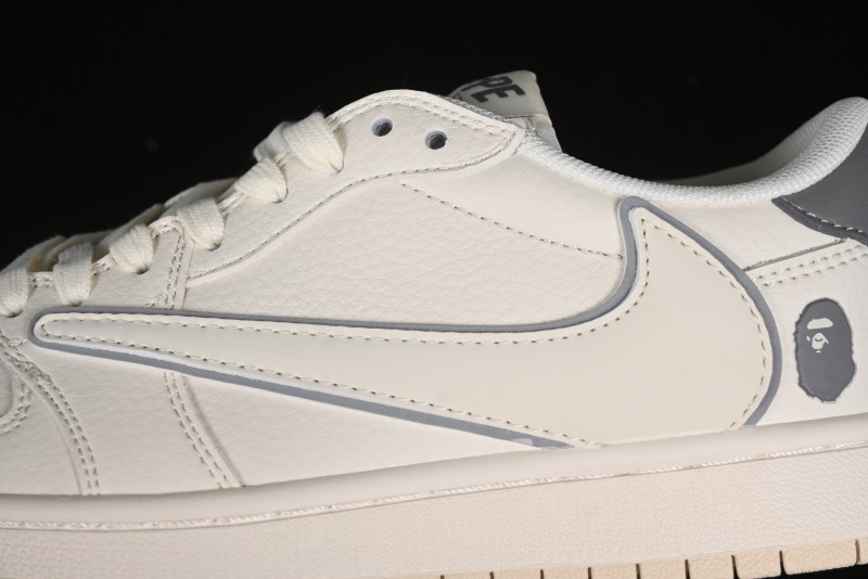 Nike Travis Scott x Fragment Design x Air Jordan 1 Low OG SP AJ1 Bape Collaboration - LJ5188-012