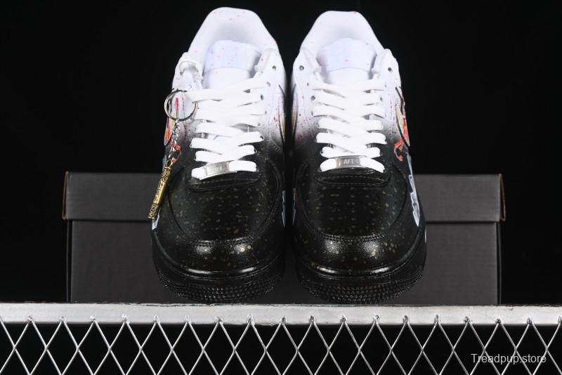 Nike Air Force 1 '07 Low Black Myth Wukong Custom Spray-Painted Gift Box Low-Top Casual Sneakers - ZH0316-045
