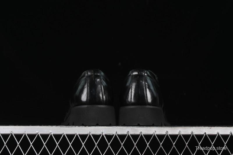 Ecco Block Brogue Business Derby Round Toe Genuine Leather Dress Shoes - 63667201001