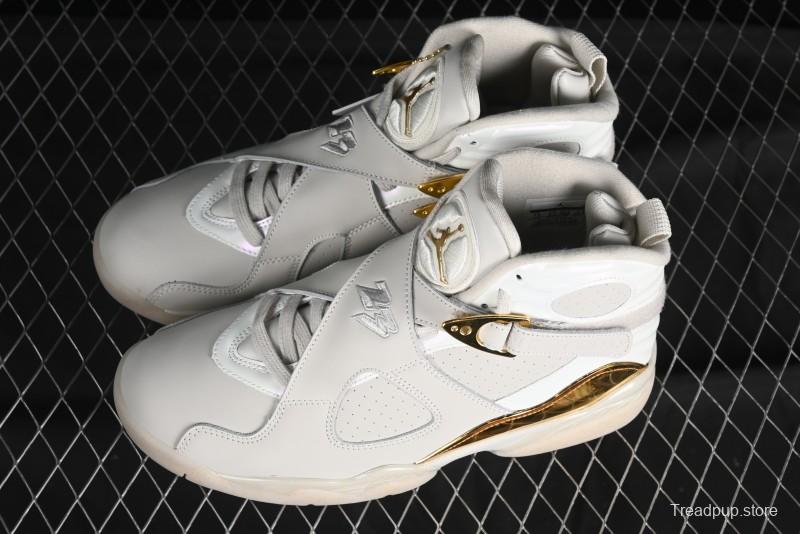 Nike Air Jordan 8 Retro "Champagne" Basketball Shoes Inspired by O'Brien Trophy - 832821-030