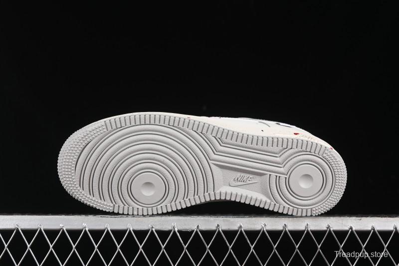 Nike Air Force 1 '07 Low Halloween Edition "Mercury Spider" Casual Sneakers - FB1893-333