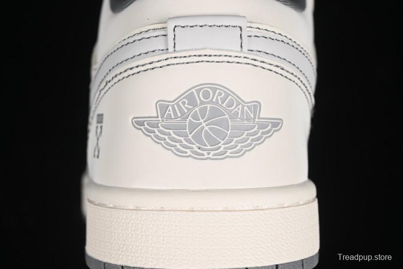 Nike Air Jordan 1 Low OFF-WHITE Collaboration Retro Basketball Shoes - CF3688-022