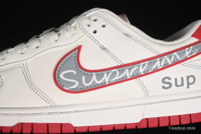 Nike SB Dunk Low SUP Collaboration - Signature Grey Check Anniversary High-End Custom Low-Top Casual Skate Shoes DJ2024-030